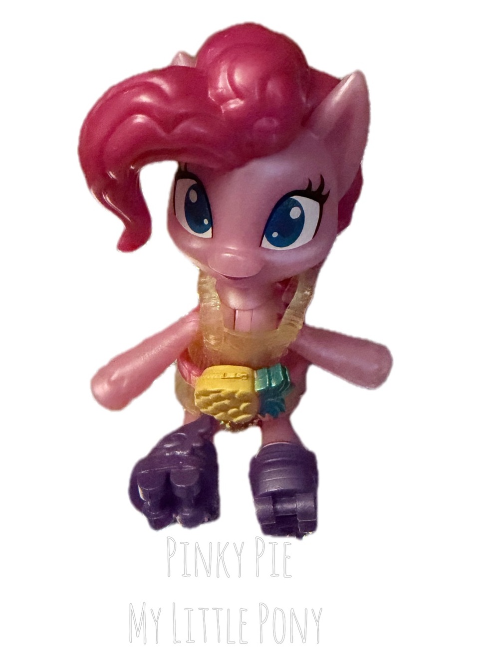 My Little Pony Pinky Pie Pink and Purple Figure with Yellow Accessory
